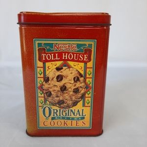 Vintage Nestle Toll House Original Recipe Cookie Tin